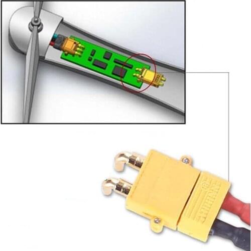 5Pairs AMASS XT30PW 30A Low Temperature Rise Fire Retardant Plug ESC Motor PCB board plug connector for RC model 40%Off