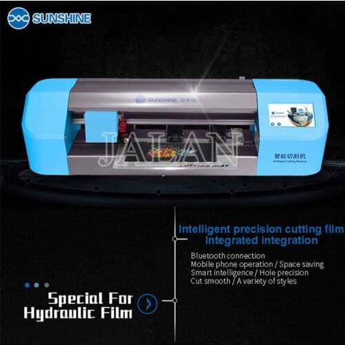 SS-890C Sunshine Auto Film cutting machine mobile phone tablet front glass back cover protect film cut tool protective tape