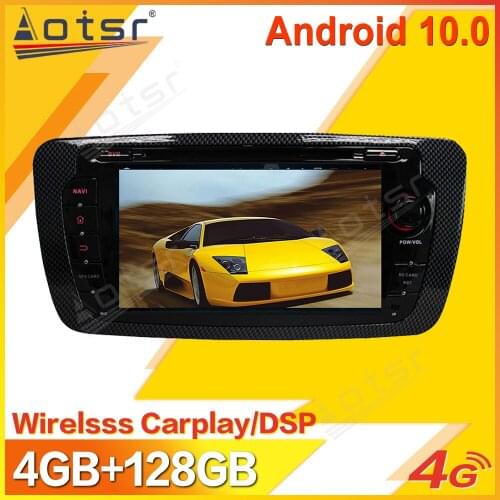 Android 10 Car Multimedia Stereo Player For Seat IBIZA 2009-2013 Tape Radio Recorder Video Auto GPS Navi Head Unit No 2Din 2 Din