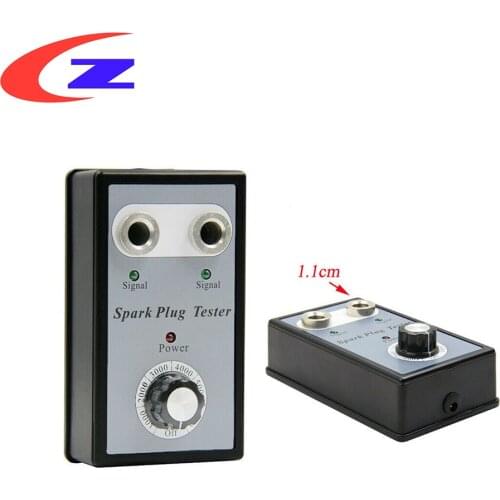 Dual Hole 1.1 CM Car Spark Plug Tester Auto Test With EU Plug Ignition Plug Test Car Analyzer Diagnostic Auto Tool Detector