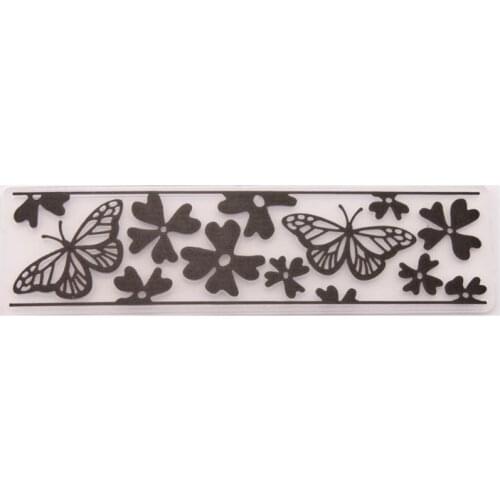 Butterfly Flower Embossing Folder Stencil Template DIY Scrapbook Album Card Making