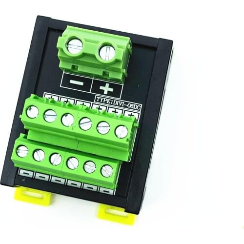 Power Terminal Block DB distribution 1input 6output plus or minus common port AC/DC current split terminal bar