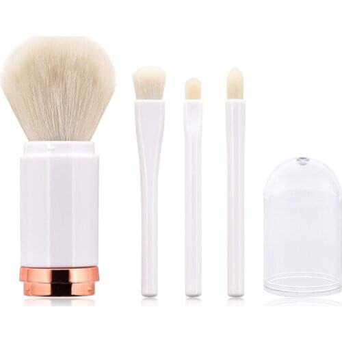 Four In One Makeup Brush Multifunctional Brush Foundation Brush Lip Brush Eye Shadow Brush Blush Brush Portable Makeup Brush