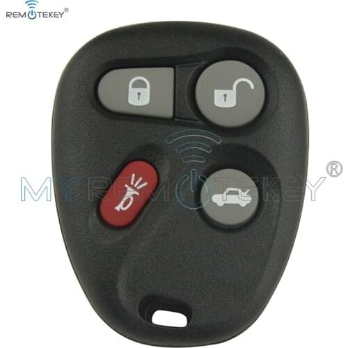 Remotekey KOBUT1BT KOBLEAR1XT 25665574 25665575 315Mhz 4 Button for GM Buick Cadillac Chevrolet GMC key 2001-2007