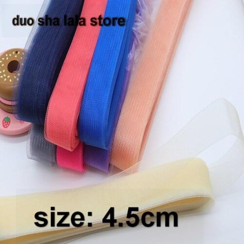 1.8'' (4.5cm) wide Soft Crin Flexible Sinamay ribbon fascinator and craft 100yard