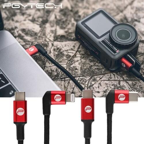 PGYTECH 65CM DJI OSMO ACTION Type-C To Type-C Data Cable Line for DJI OSMO POCKET/OSMO Action Accessories OSMO Action Data Cable