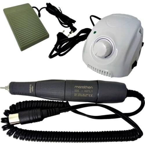 Original SAEYANG Marathon Champion 3 Micromotor 35000rpm (original Korea), for hair transplant fue punch use and dental laborato