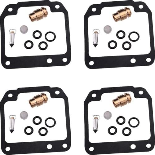 4Sets Motor Carburetor Carb Repair Rebuild Kit Fit for Yamaha FZ600 FZ600S/SC FZ600T/TC YX600 Radian YX600W/WC YX600A/AC