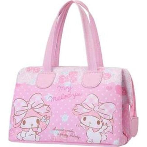 Picnic Food Bag Lunch Bags for Girls Kids School Cartoon Kawaii Pink Lunch Box Cooler Bags