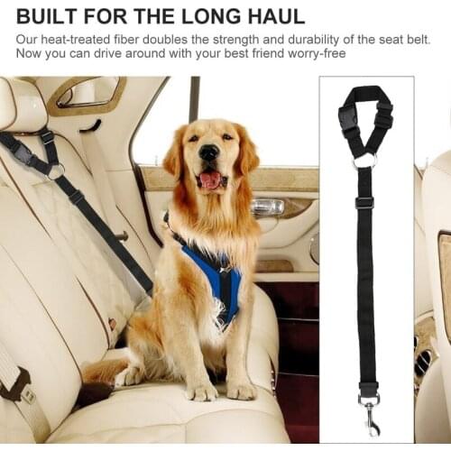 Adjustable Dog Seat Belt Dog Harness Pet Car Vehicle Seat Belt Pet Safety Leash Leads Dogs Cats