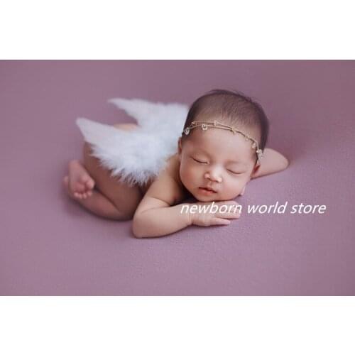 Newborn photography props multicolor gravel headband