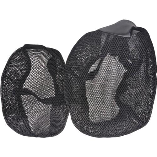 2x Motorcycle 3D Mesh Seat Cover Anti-slip Cooling for BMW R1200GS R1200RS 06-12