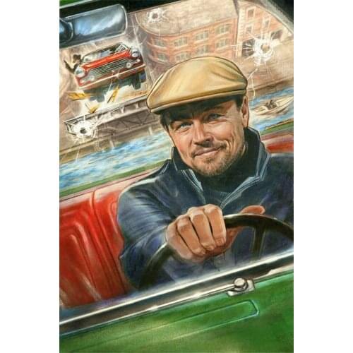 ONCE UPON A TIME IN HOLLYWOOD RICK DALTON LEONARDO DI CAPRIO MOVIE Art Film Print Silk Poster Home Wall Decor 24x36inch