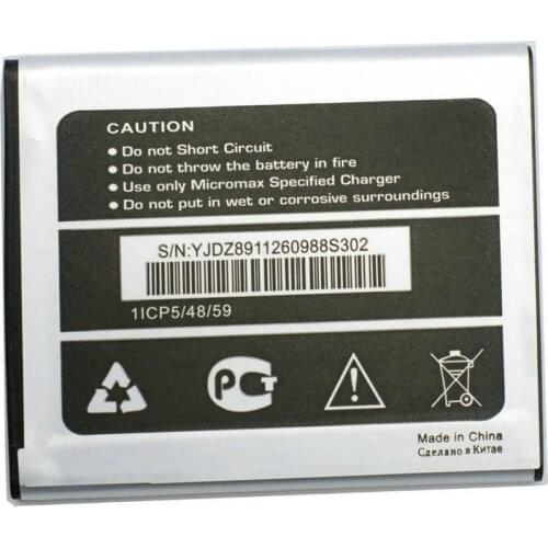Replacement Phone Battery For Micromax S302 Smart Phone Battery Accumulator 1450mAh