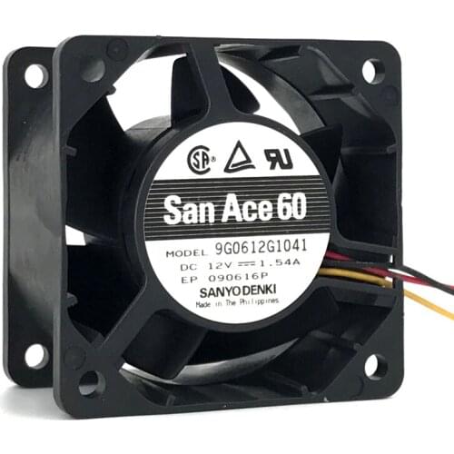 6CM 6038 12V 1.54A 9G0612G1041 server cooling fan 6 month warranty