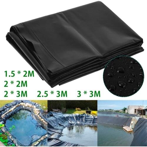 Fish Pond Liners Flexible Gardens Pools Membrane Waterproof Streams Fountains Reinforced Landscaping Liner Black