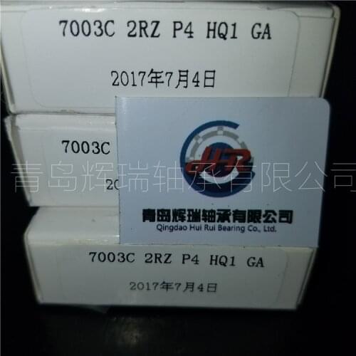 ZYS precision bearing 7003C-2RZ-P4-HQ1-GA ceramic ball belt seal PCB industry bearing