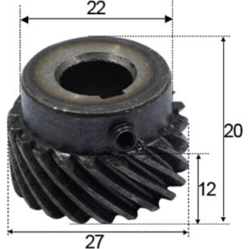 1Module -18Teeths inner hole:10mm. 45 Degree Helical Gear -Left handed