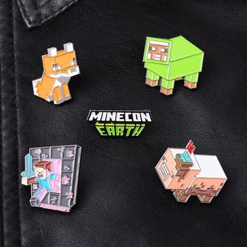 Anime Cartoons Lapel Pins Fashion Enamel Badges Brooches For Women Cute Hijab Pins Decorative Large Brooch Badges For Clothes
