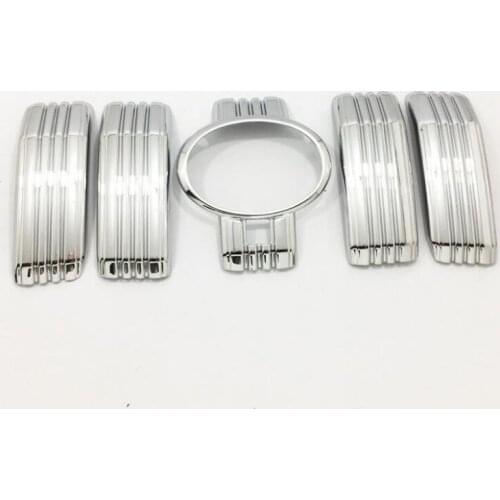 Free Shipping For Toyota Prado 2018 1PC Luxury ABS Chrome Car Front Hood Grille Grill Decorative Cover Trim Car Styling