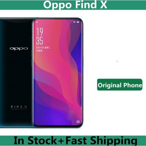 DHL Fast Delivery Oppo Find X 4G LTE Cell Phone 6.42" 2340x1080 25.0MP 50W Super Charger Face ID Snapdragon 845 OTA Dual Sim