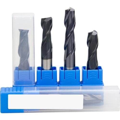 1pc 2 Flute HRC45 Milling Cutter Diameter 1MM-12MM Standard Carbide Endmill Tungsten Steel CNC Machine End Mills Cutting Steel