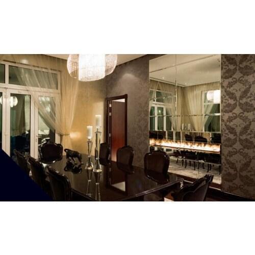 Inno-Fire 72 inch black or silver intelligent smart bioethanol burner for fireplace