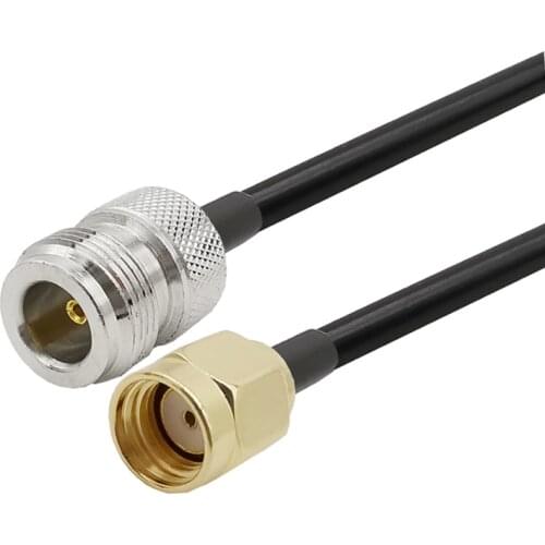 RP SMA Male to N Female Plug Jack LMR195 Cable Radio WIFI extension Wire For 4G LTE Cellular Amplifier Cell Phone Signal Booster