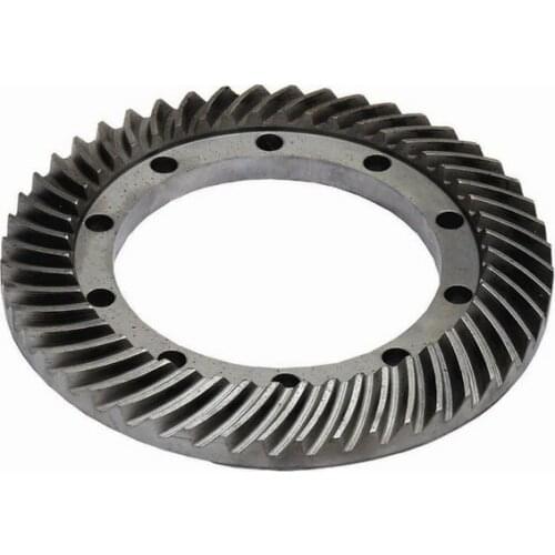 ZP495 rotary table spiral bevel gears,heavy equipment helical gears,steel forging bevel gears