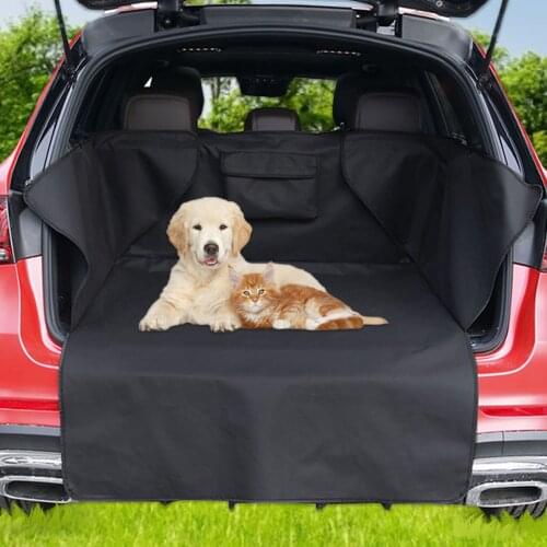 Dog Car Rear Trunk Mat Wear-resistant Auto Pets Pad Pet Seat Cover Protect Floor Non-slip Waterproof Dirt Resistant Rear Seat