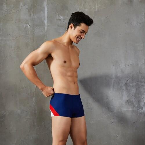 Fashion Matching Color Rainbow Boxer Swimming Trunks Comfortable Shorts For Swim Brief Gay Mens Swimsuits Sale Swimming Pool