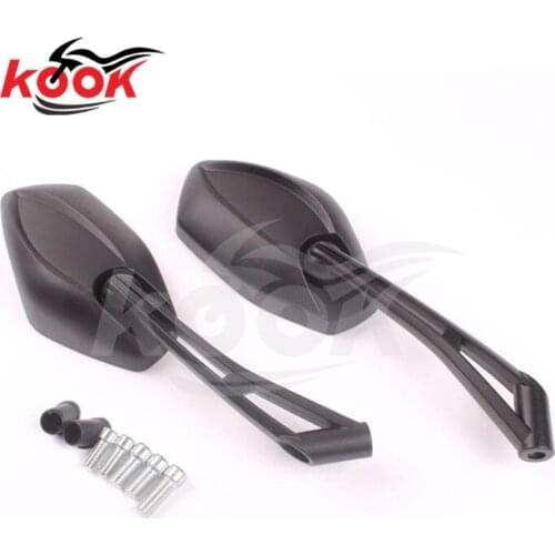 Motorcycle rearview mirror motorbike side mirrors 10mm 8mm screw universal motocross rear view mirror for yamaha suzuki honda