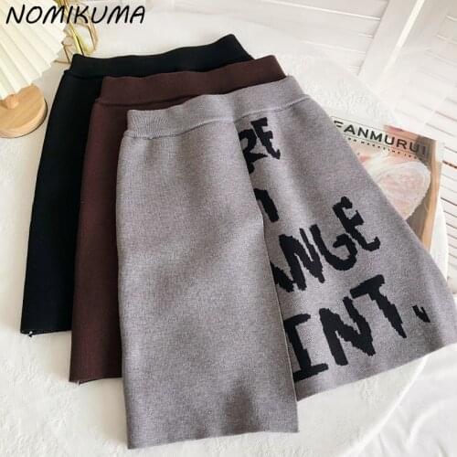 Женские вязаные юбки Nomikuma China At AliExpress