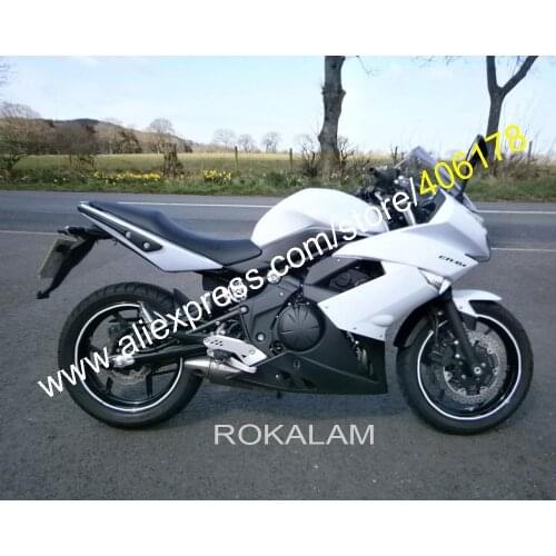 Best Price Fairing For Kawasaki 650R ER6F 650R ER-6F 2009 2010 2011 650R ER 6F 09 10 11 White Black Fairing Kit
