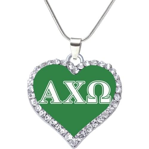Custom Image Accept Eco Friendly Women Girl Party Decor Alpha Chi Sorority Pendant Gift Necklaces Society Souvenirs Gift Jewelry