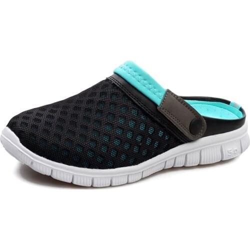 COWCOM 2021 Spring Summer Sandals Mesh Slippers Lovers' Nest Holes Beach Shoe Covers Slippers Slides Women Flip Flops Women LCH