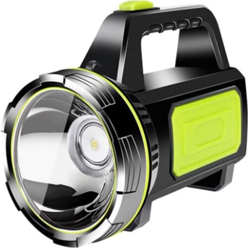 10W Outdoor High Power LED Flashlight USB Rechargeable Camping Patrolling Lantern Work Light Hand Torch Security Spotlight Lamp