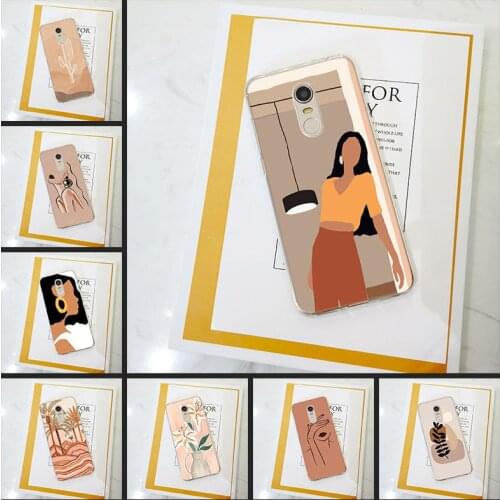 Back Cover For Pocophone F1 Xiaomi Redmi Note 4 4X 5 5A 6 Pro Prime Silicone Art Girl Phone Case For Redmi S2 4A 5A 6A 5 Plus