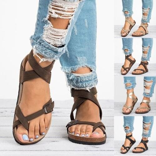 2021 Womens Flip Flops Office Sandals Gladiator Casual Flat Beach Vacation Summer Shoes Woman Sandals Women Slipper Aqua Shoe
