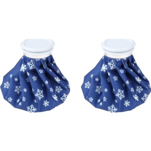 2pcs Reusable Ice Bag Cool Pack Freeze Cooler Cold Hot Compress For Injuries