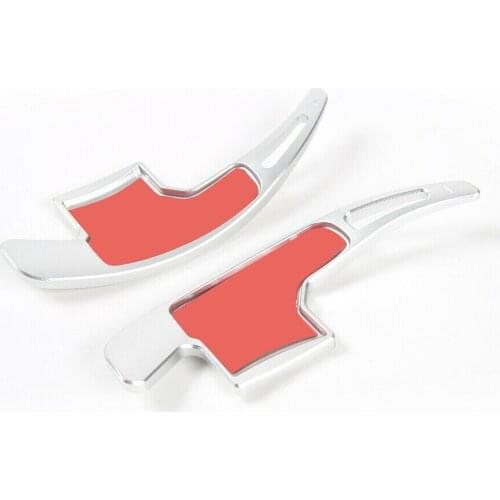 2Pcs GSD Aluminum alloy Car Steering Wheel Shift Paddle Shifter Extension for Ford Mustang 2015-2017