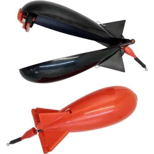 Carp Fishing 4pcs method feeder Spod Bomb Bait Rocket Feeders Pellet Rocket Feeder Float Bait Holder fishing gear pit organ