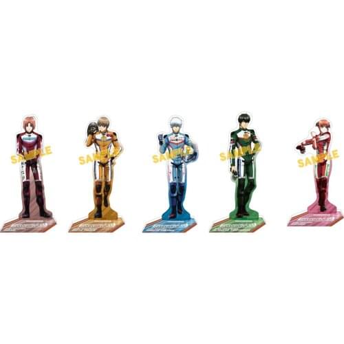 Anime GINTAMA Sakata Gintoki Shimura Shinpachi Kagura Kagura Acrylic Stand Figure Display Model Plate Racing Team Series Gift