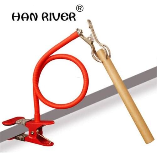 Household vertical body moxibustion instrument Moxibustion stents 360 degrees Arbitrary bending adjustment moxibustion clamp