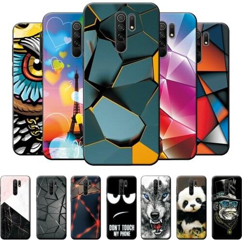 For Xiaomi Redmi 9 Case Marble Silicon For Redmi 9 6.5 inch Phone Cover Fashion Soft TPU Protective Case Bumper For Redmi 9 Case