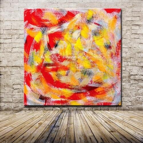 Mintura Decorative Art Pictures Hand Panted Modern Abstract Oil Painting On Canvas Living Room Home Decoration For Wall Art Gift