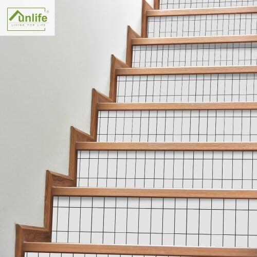 Funlife® Vertical Rectangular DIY Anti-Slip Stair Stickers Waterproof Self-adhesive Bathroom Home Decor Stairway Floor Stickers