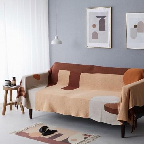 Cotton sofa cover Knitting Tassels Throw Blanket Soft Sofa Carpet Bedsheet Bedspread Summer Winter Comforter Towel Blankets
