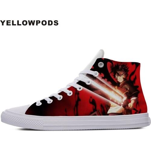 Customized Your Own Logo/Photo/Image Pattern Black Clover Anime For Asta Men Flats Shoes Fashion Brand Diy Your Shoes