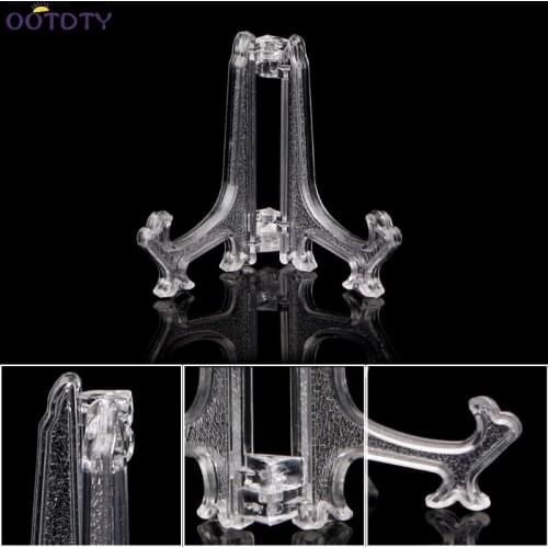 Collectibles Mini Clear Plastice Coin Medal Gem Badge Golf Post Card Easels Coin Display Stand Display Plate Holders